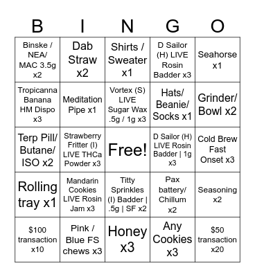East Boston Bingo 10.15 - 10.22 Bingo Card