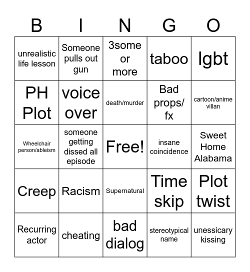 Tommorows teachings Bingo Card