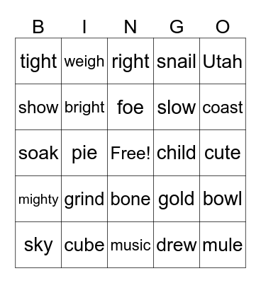 Unit 2 Week 1 Bingo Card