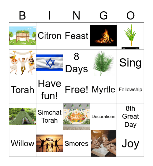 SUKKOT Bingo Card