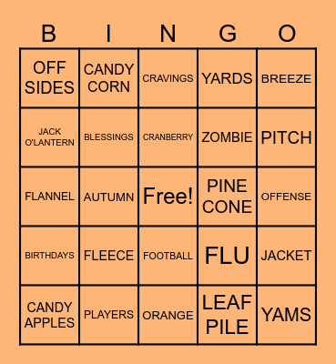 RCM Employee Appreciation Week Game 1 Bingo Card