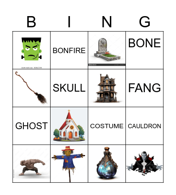 Halloween Bingo Card