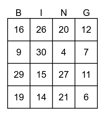 TEA@BUAS Icebreaker Bingo Card