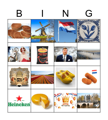 hollandse bingo Card