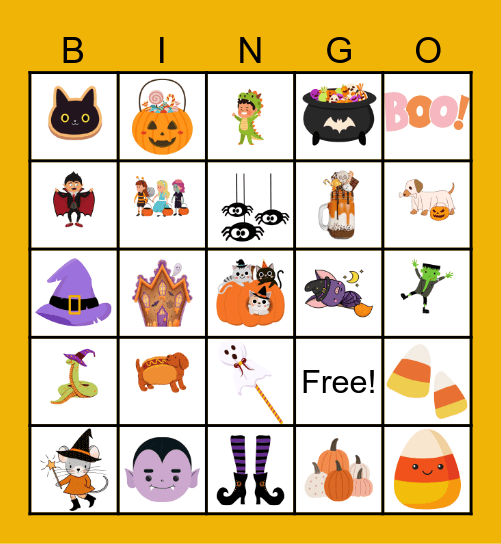 Halloween Bingo Card