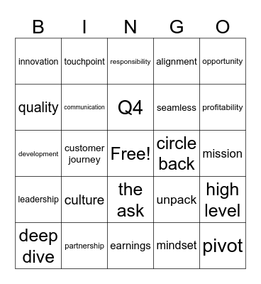 Happy Wednesday! Bingo Card