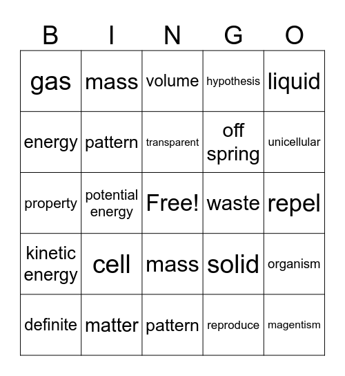 Simple Soultions 5th unit 5 Bingo Card