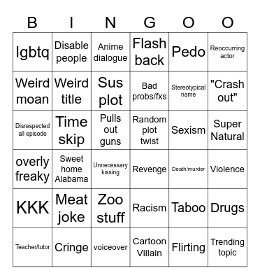 Tomorrow's Teachings Bingoo Bingo Card