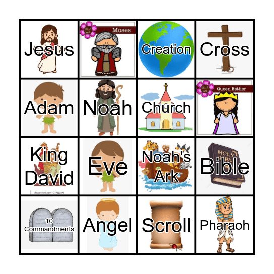 WSS UMC Sunday School BINGO Card