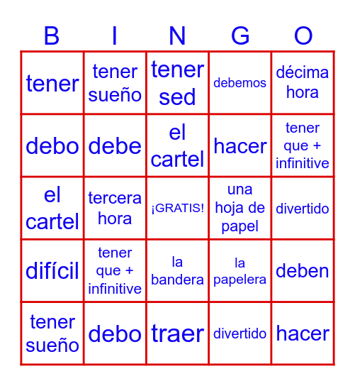 A ver si recuerdas 1A Bingo Card