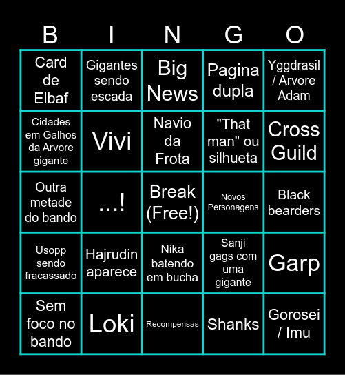 Previsão 1130 Bingo Card