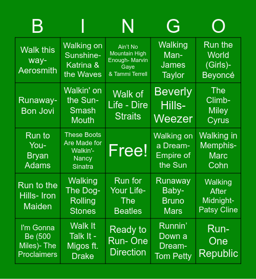 PECSF BINGO Card