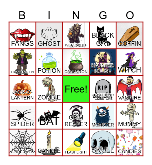 HALLOWEEN Bingo Card