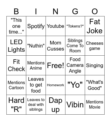 Majesty Bingo Card