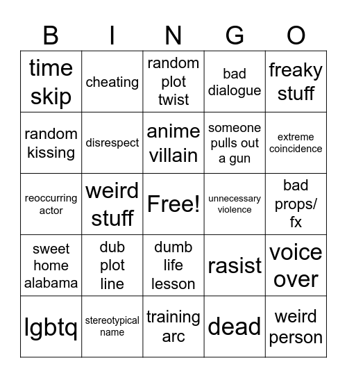 Tommorrow Teaching bingo Card