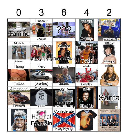 Hampton Beach Blanket Bingo! Bingo Card