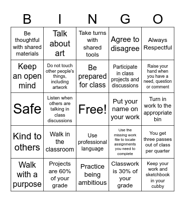 B.A.R.K. Bingo Card