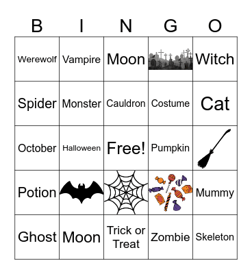 HALLOWEEN BINGO Card