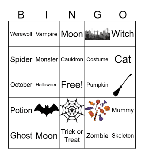 HALLOWEEN BINGO Card