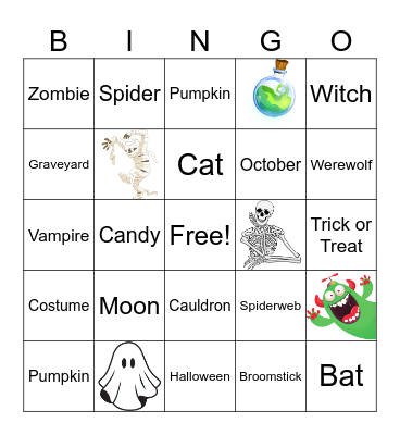 HALLOWEEN BINGO Card