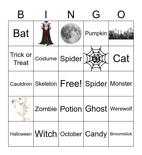 HALLOWEEN BINGO Card