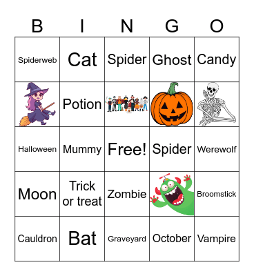 HALLOWEEN BINGO Card
