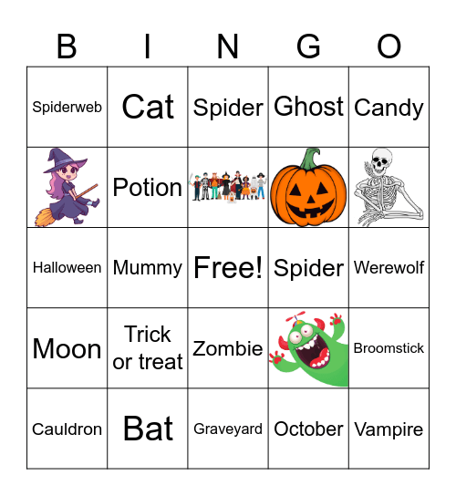 HALLOWEEN BINGO Card