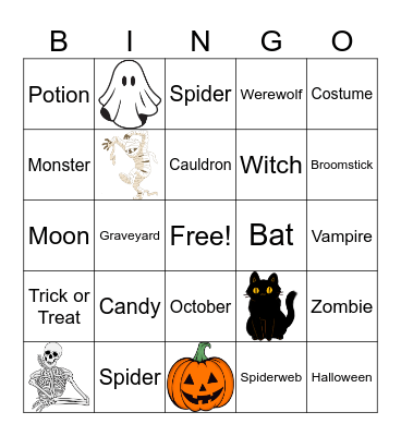 HALLOWEEN BINGO Card