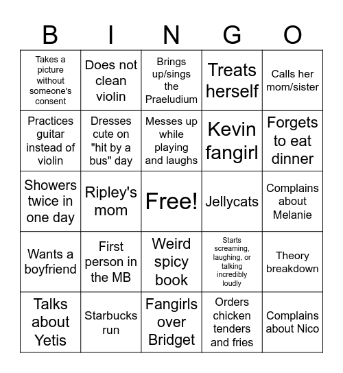 ALIMA Bingo Card