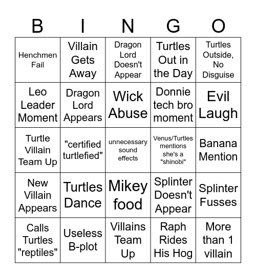 Next Mutation Bingo Card