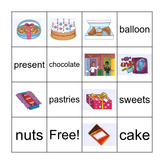 Special Days Bingo Card