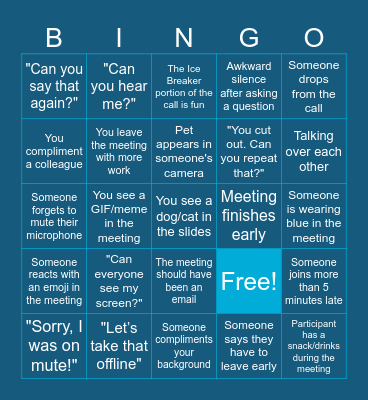 Achieve Collaborative Bingo! Bingo Card