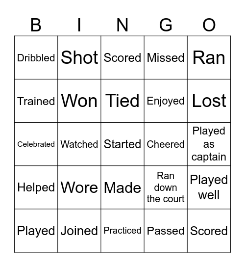 SPORT BINGO Card