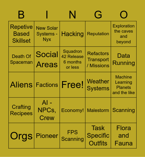 Citcon Soak Bingo Card