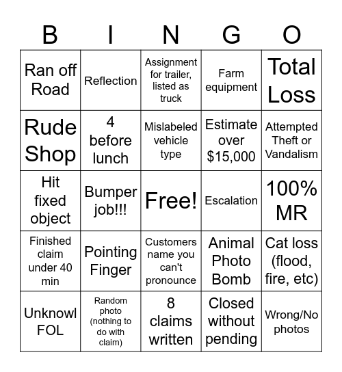 HE Bingo Card