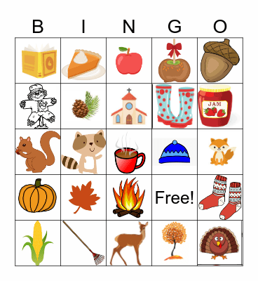 Fall 4 Jesus! Bingo Card