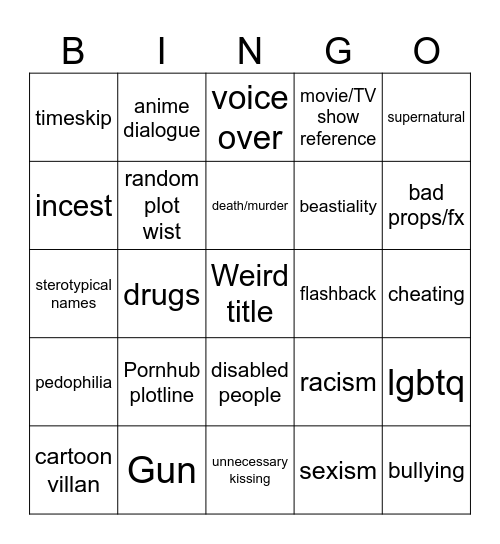 Tommorows teaching bingo Card