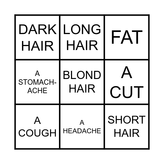 UNIT 1 BINGO Card