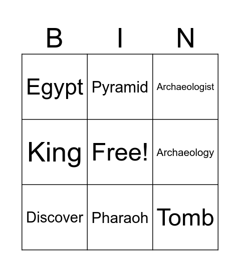 10/16 Bingo Card