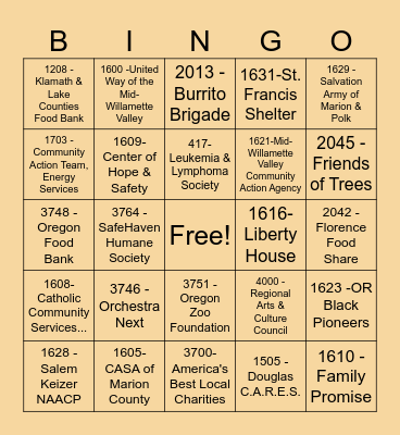 CFD 2024 Bingo Card