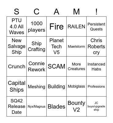 Rokkay Citcon 2954 Bingo Card