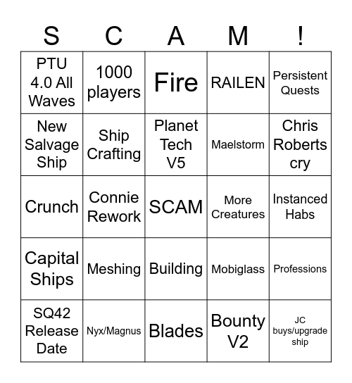 Rokkay Citcon 2954 Bingo Card