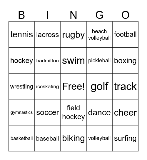 Coach Leadership Bingo Card