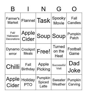 Final Bingo Card