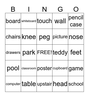 Bingo #1 Bingo Card