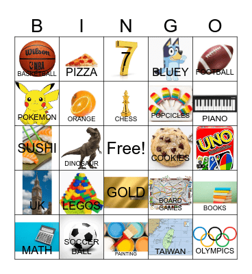 BLAKE'S 7TH BIRTHDAY! Bingo Card