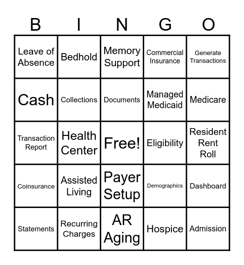 PCC Bingo Card