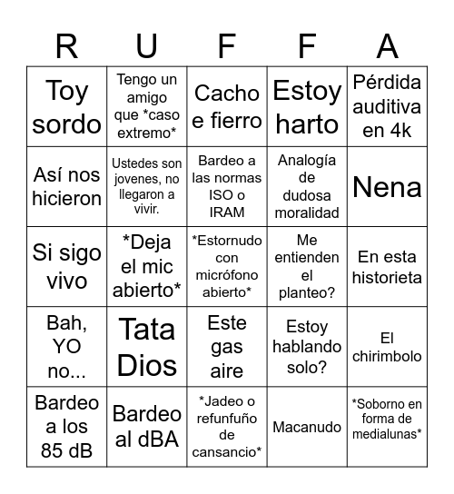 Ruffabingo Card ruffabingo-card