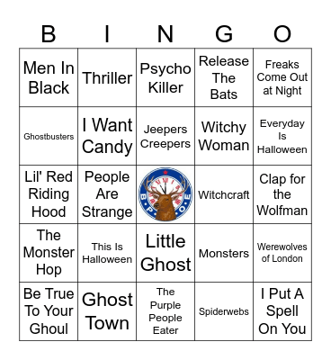 Halloween Bingo Card