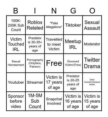 PDF File Bingo Card